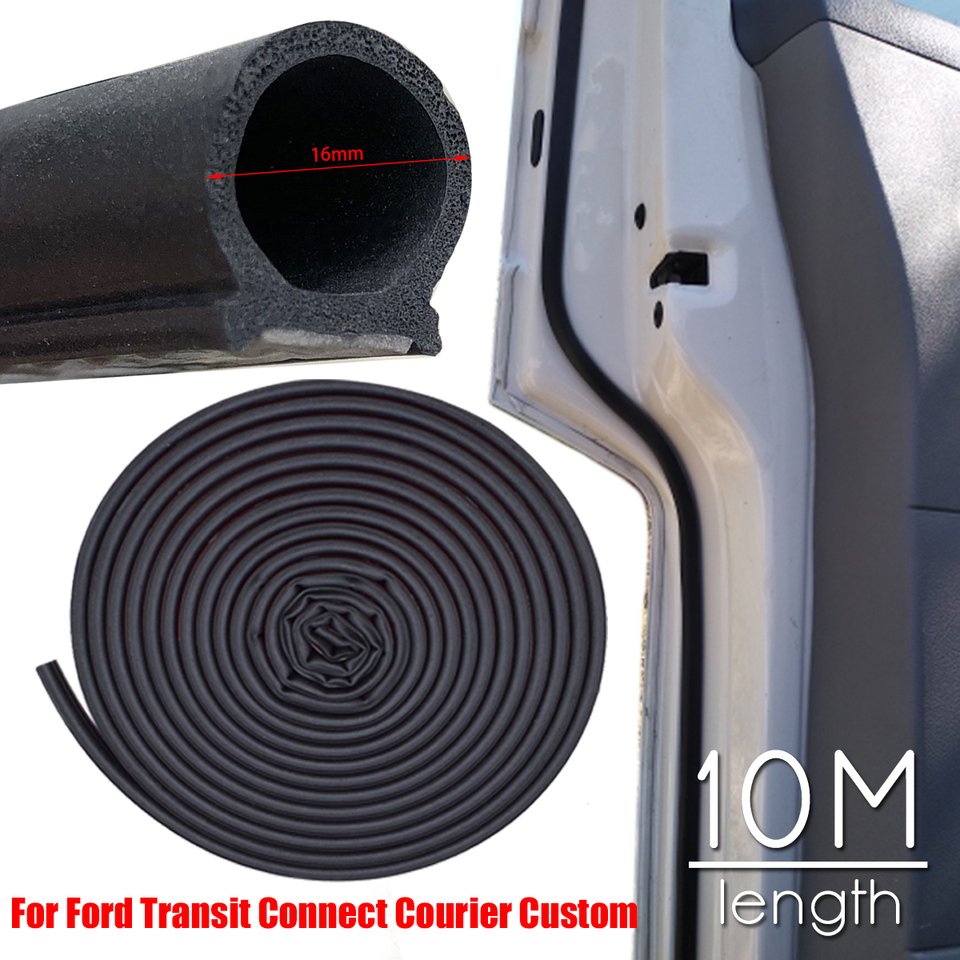

32,8 фута/10 м 16 x 16 мм для Ford Transit Tourneo Connect Courier Custom mk2 Mk4 mk5 mk6 mk7 Mk8 уплотнитель двери резиновая уплотнительная лента