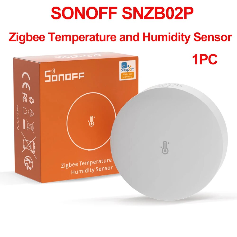 

SONOFF SNZB-02P Датчик температуры и влажности