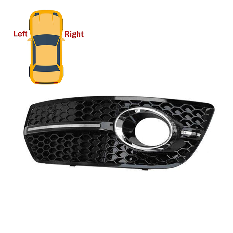 

Для Audi Q5 Standard 2009 2010 2011 2012 противотуманная фара, решетка переднего бампера, решетка 8T 0807681 F HONEYCOMB Аксессуары ХромСеребристый