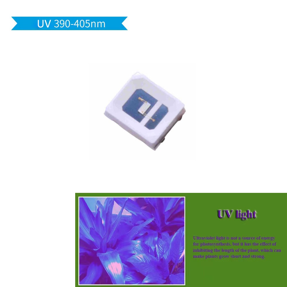 

CNDIYLF UV 2835 SMD LED 395nm Светодиодный светильник для выращивания растений