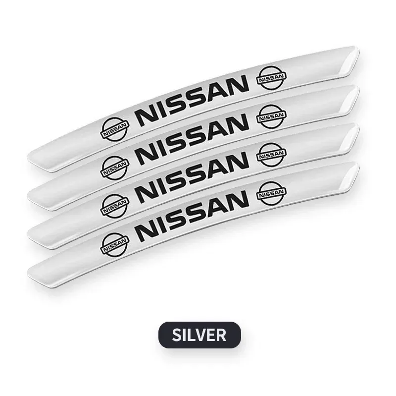 

4 шт., металлическая наклейка из сплава на ступицу колеса автомобиля для Nissan Nismo Qashqai Juke Tiida X-trail 350Z Rogue Murano Sunny Altima, аксессуары