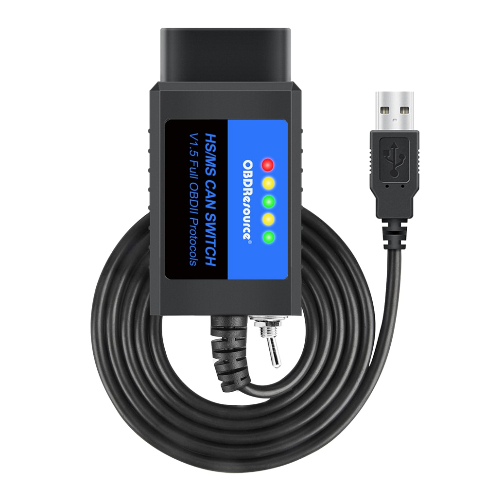 

Obdresources ELM327 USB V1.5 FORScan для Ford Mazda Lincoln Mercury Программирование elmконфигурации FoCCCus HS MS CAN переключатель F150 F250 F350 F450