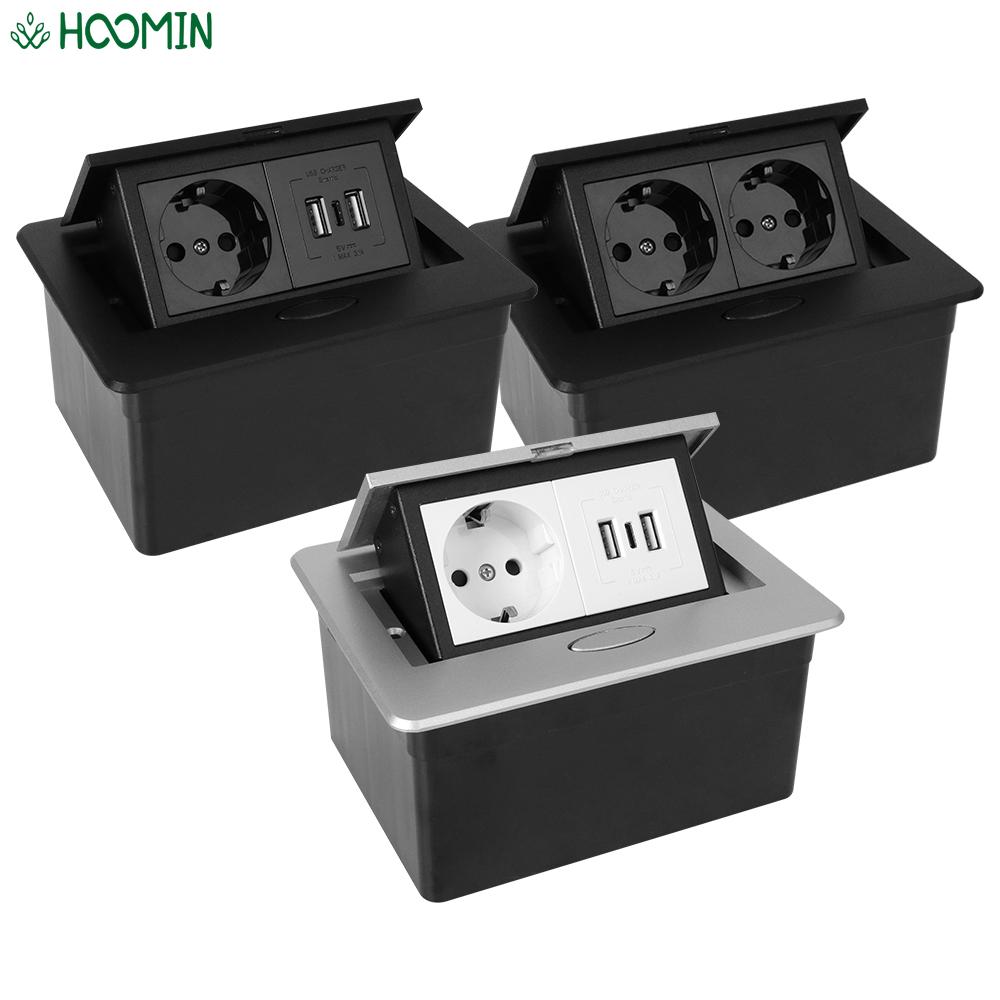

Скрытая настольная розетка EU USB Type-C
