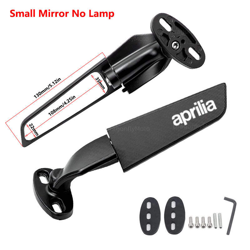

Зеркала на крыле мотоцикла для Aprilia GPR250R APR250 rs660 RS125 RS250 Регулируемое вращающееся боковое зеркало заднего вида с логотипом