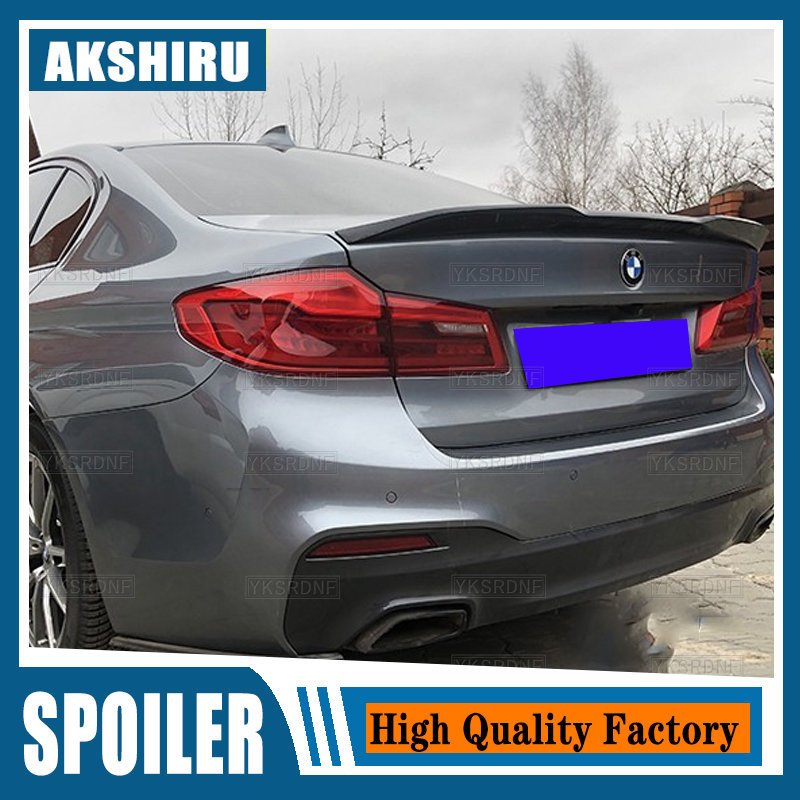 

Задний спойлер для BMW 5 серии G30 F90 PRO 2018 2019, ABS глянцевый матовый черный карбоновый вид, задняя крыло, губа