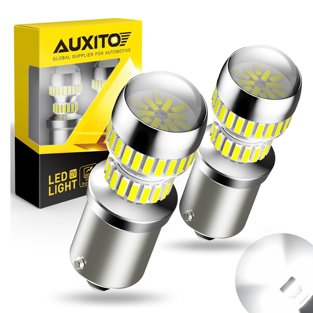 

AUXITO 2x P21W Задний фонарь заднего хода LED 1156 BA15S 7056 Светодиодная лампа Автомобильная резервная лампа для Volvo XC60 XC90 V70 S80 S40 S60 V60 C30 V50