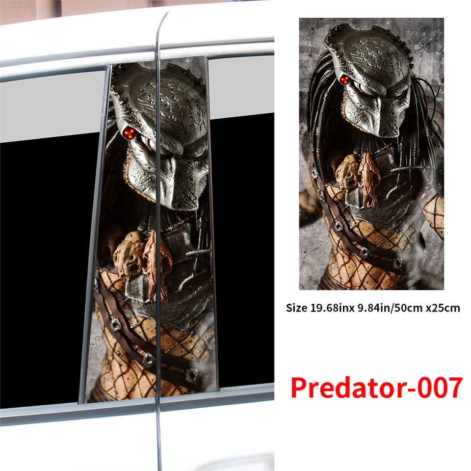 

Автомобильные водонепроницаемые наклейки Predator, «сделай сам», автомобильный декор в виде столба, защита от царапин, прочные автомобильные двери, столб, виниловые наклейки, украшения для автомобилей