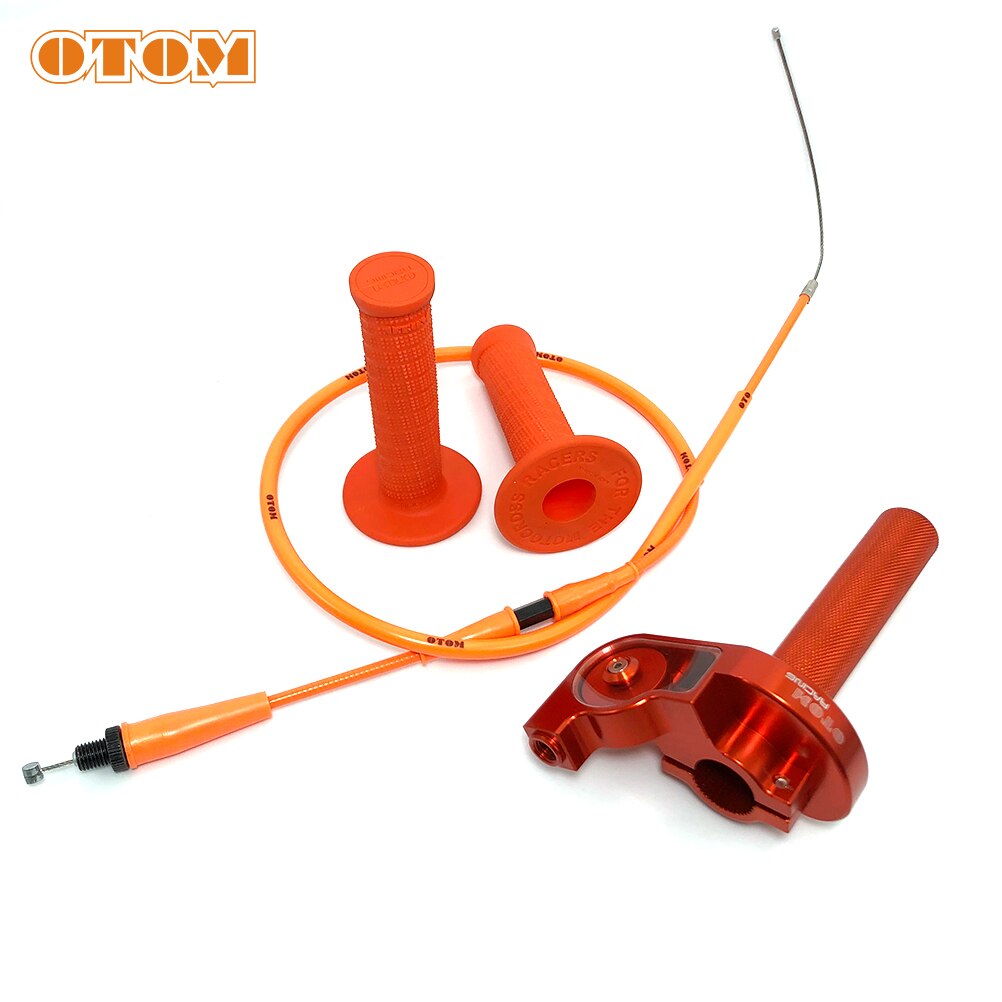 

OTOM Twist рукоятка дроссельной заслонки для внедорожного велосипеда CNC ручки акселератора и набор кабелей для HONDA CB Мотоцикл CG модифицированные детали