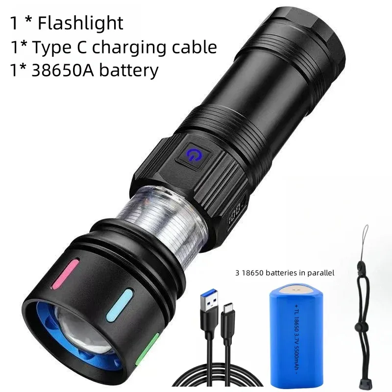

Тактический фонарик Ultra-bright LED 2000м