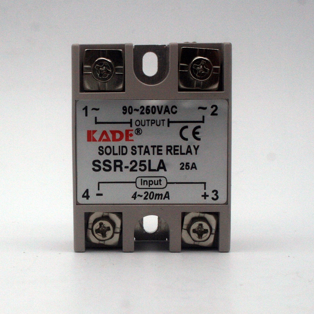 

SSR-10LA/ 25LA / 40LA тип тока твердотельный регулятор напряжения интеллектуальный модуль регулятора твердотельного напряжения вход 4-20 мА
