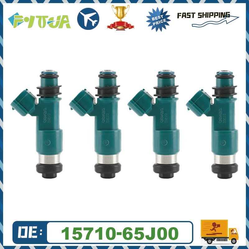 

4 шт. топливная форсунка 15710-65J00 1571065J00 для Suzuki SX4 Sport Base 2.0L L4 2007-2009