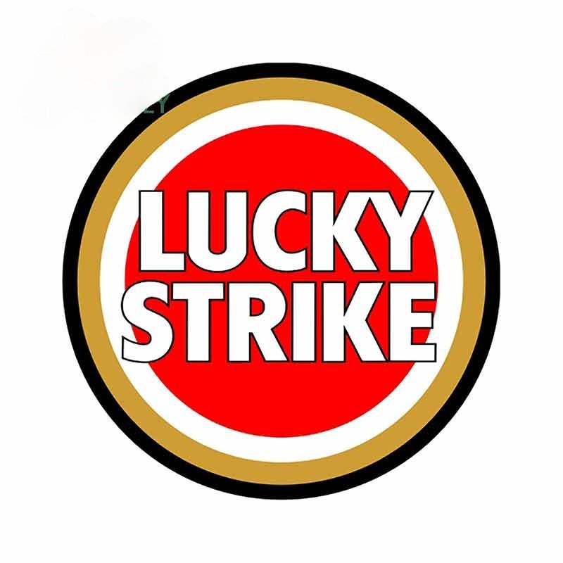

Lucky Strike забавные автомобильные наклейки виниловые автомобильные наклейки модный бампер мотоцикла окно