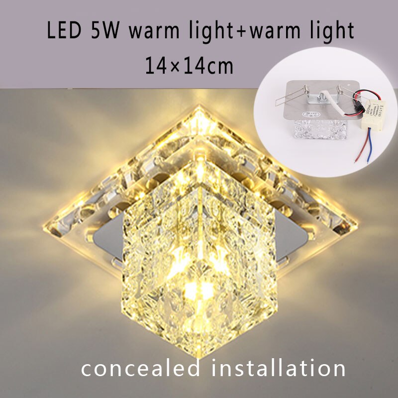 

Потолочные светильники хрустальные LED 3Вт/5Вт