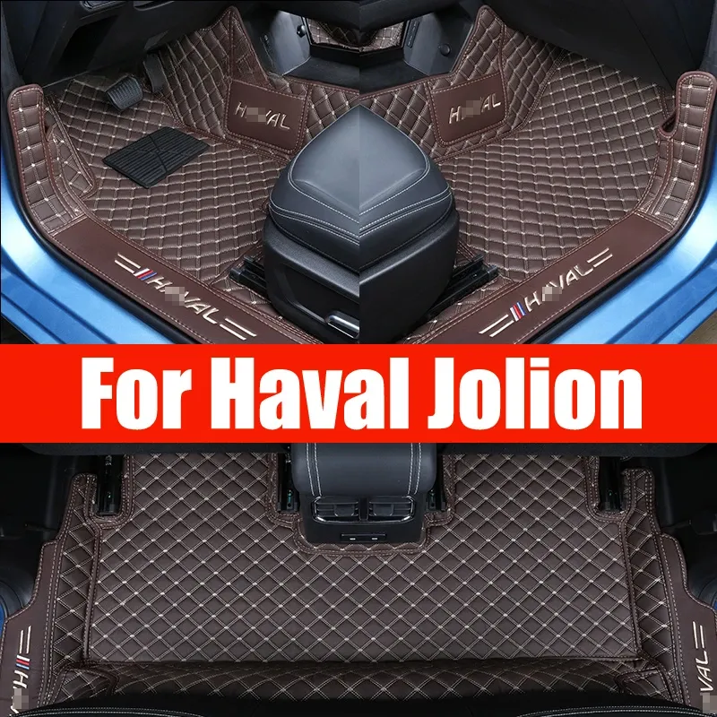 

Для Haval Jolion 2021 2022 2023 2024, автомобильный напольный коврик, внутренний ковер из искусственной кожи, коврики для ног, аксессуары для стайлинга автомобилей