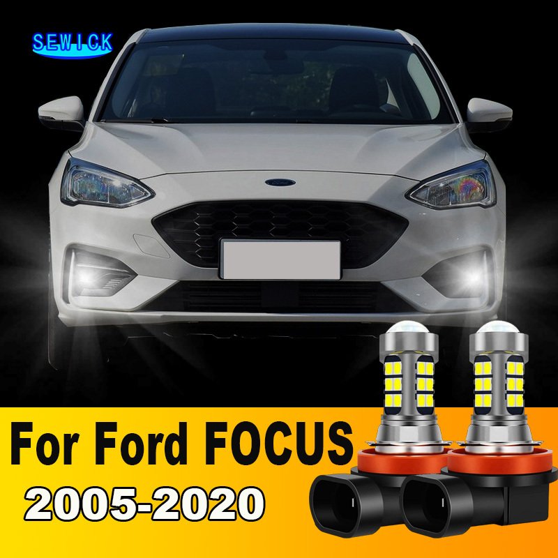 

Комплект Из 2 Светодиодных Противотуманных Фар Для Ford Focus 2005-2020, Аксессуары Для Передних Противотуманных Фар