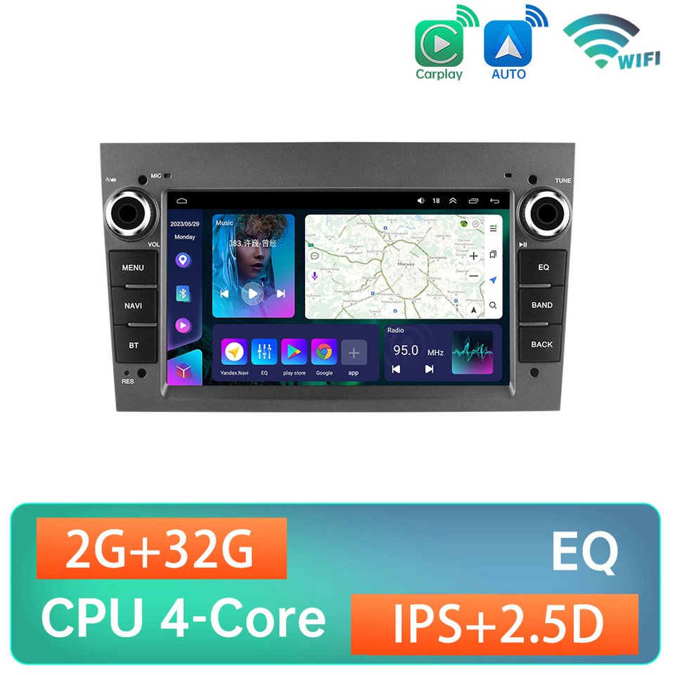 

Автомобильный плеер, плеер на Android 12, для Opel Astra, Vectra, Vauxhall, Antara, Zafira, Corsa, Vivaro, Meriva, Veda, Wi-Fi, типоразмер 2 Din