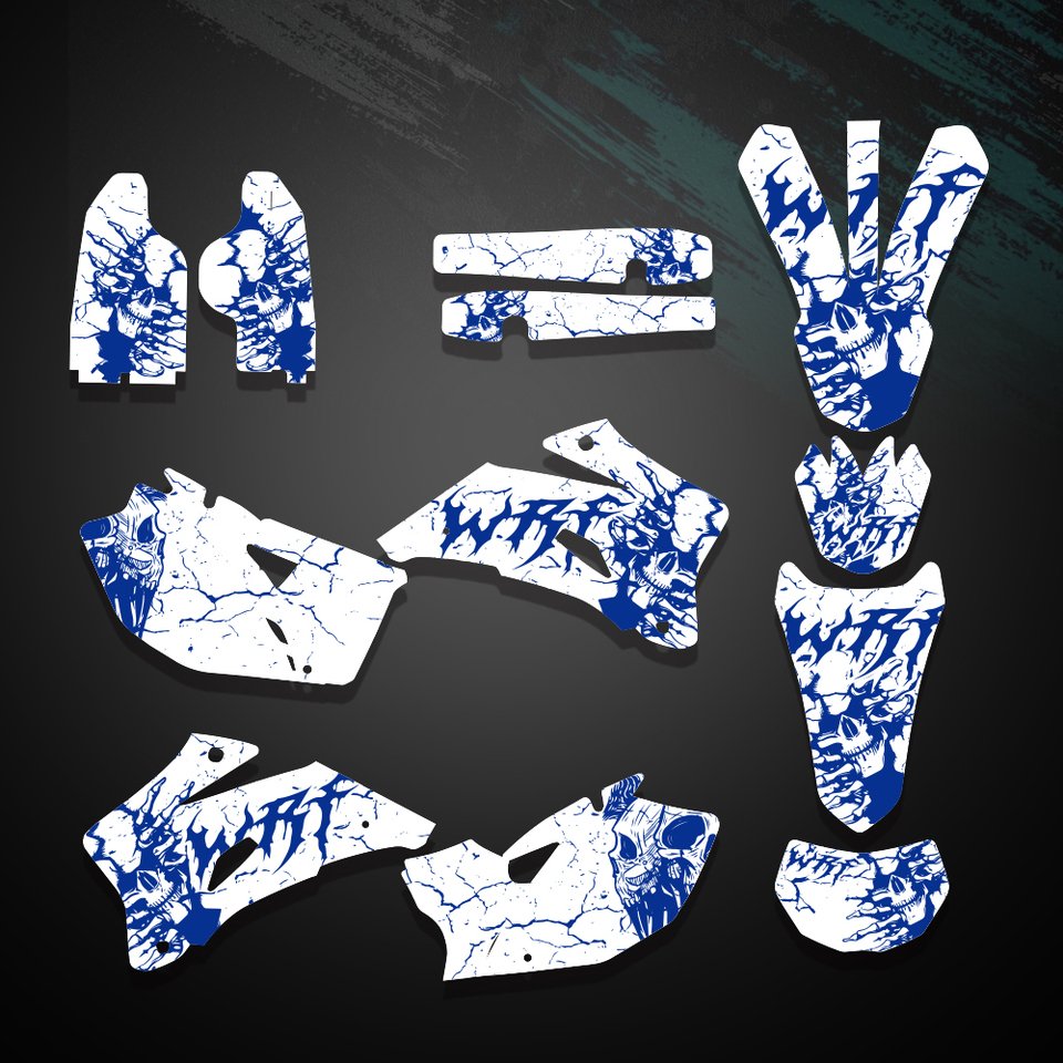 

Для Yamaha WR250F 2007-2013 WR450F 2007-2011 WR 250F 450F WRF 250 450 мотоциклетная графика фоновые наклейки наклейка на заказ