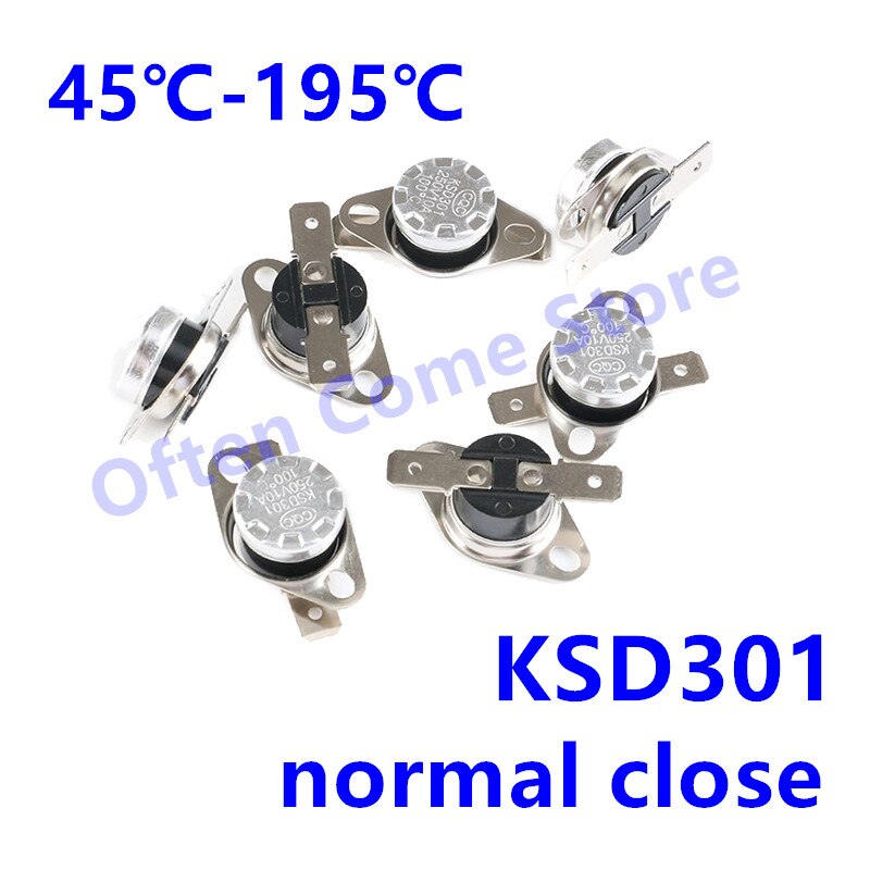 

Биметаллический термостат KSD301 10A 250В