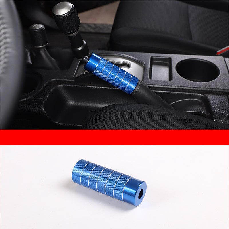 

Наконечник ручного тормоза для Toyota FJ Cruiser 2007-2021, из алюминиевого сплава, красный/синий/Серебряный, накладка, автомобильные аксессуары