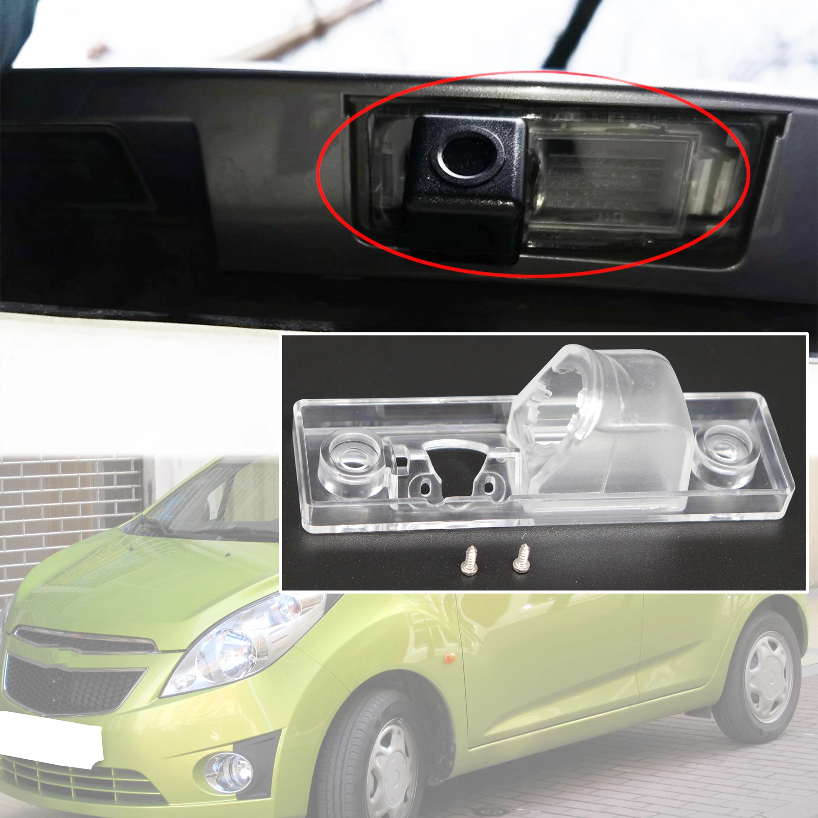 

Пластина кронштейна для камеры заднего вида Holden Barina Spark Daewoo Pontiac Matiz 2005 2006 2008 2010 2012 2014 2018