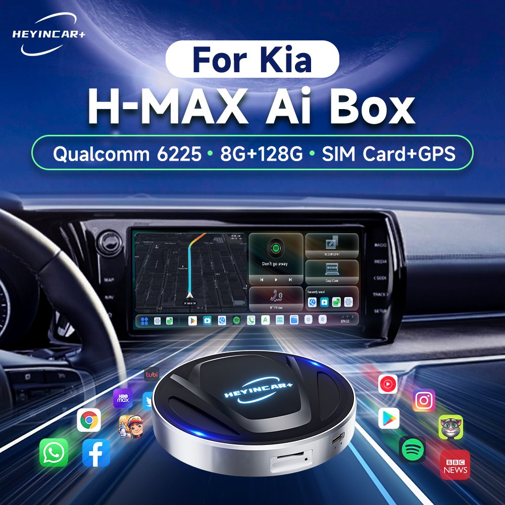 

Беспроводной адаптер HEYINCAR Android 13, CarPlay Android Auto для Kia Sportage K5, карнавальный Picanto для Netflix, YouTube