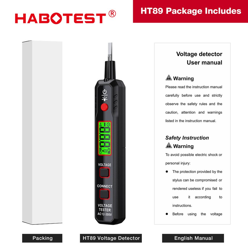

HABOTEST Тестер напряжения 5 в 1