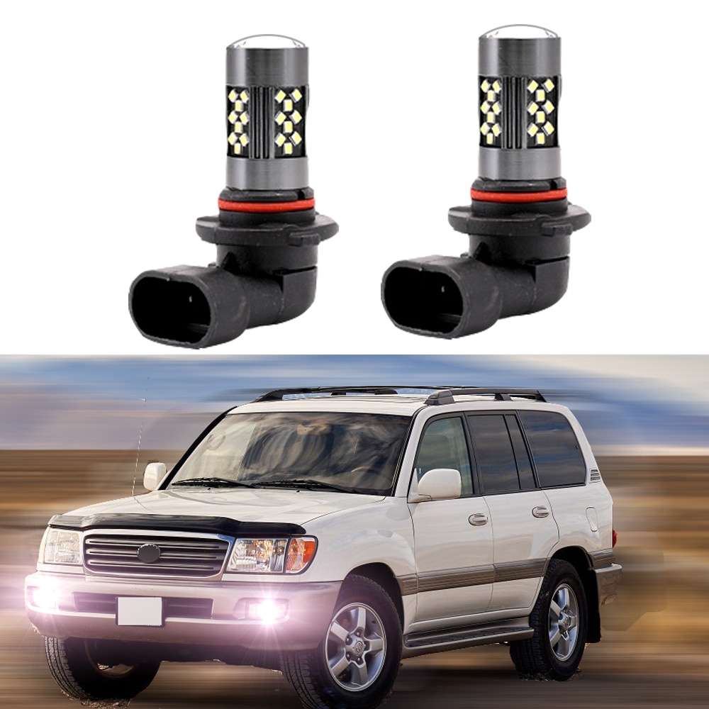 

2 шт. светодиодная Автомобильная противотуманная фара для Toyota Land cruiser 100 серии 1998-2007 передние противотуманные фары светильник лампы автомобильные аксессуары Canbus Error Free белый