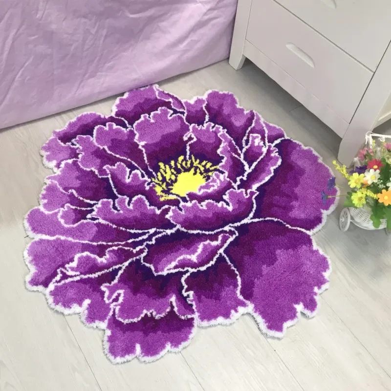 

Ковёр KELOSICI 3D Пион Розовый