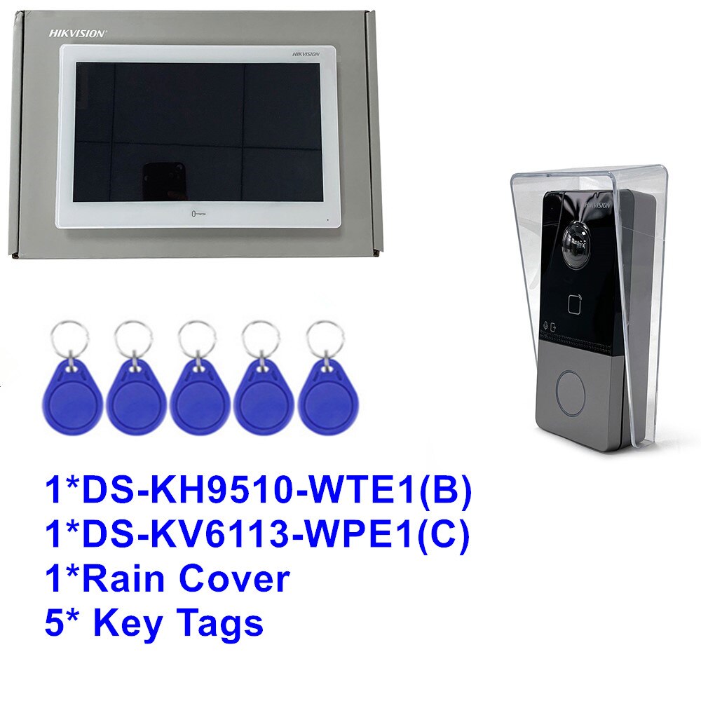 

IP-видеодомофон Hikvision DS-KH9510-WTE1