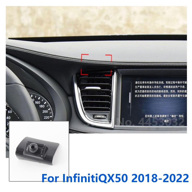 

Специальное крепление 17 мм для автомобильного держателя телефона Infiniti QX50, держатель GPS с фиксированным кронштейном, базовые аксессуары для воздуховыпускного отверстия 2018-2022
