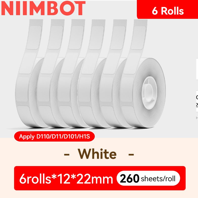 

Водонепроницаемые этикетки для Niimbot D11 D110 D101 H1S