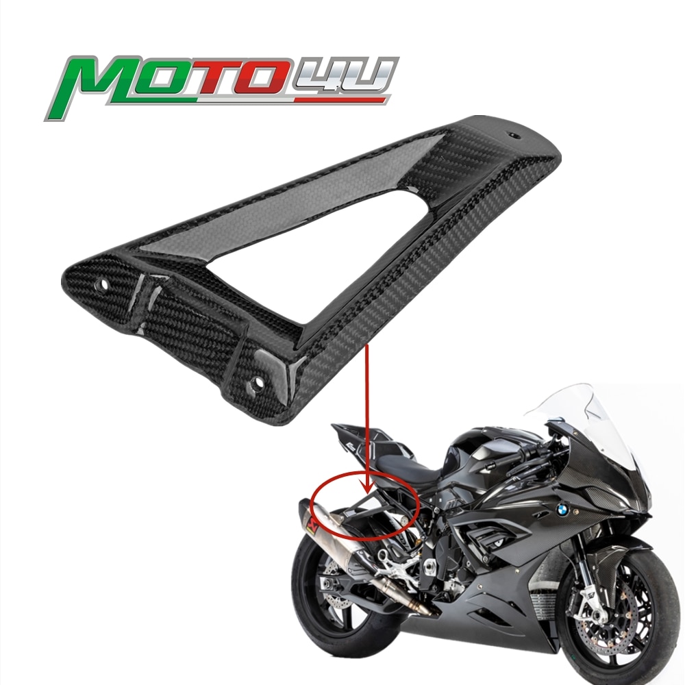 

Для BMW S1000RR S1000 RR 2019 2020 2021, вешалка для выхлопной системы мотоцикла из углеродного волокна, кронштейн, модификация выхлопной системы