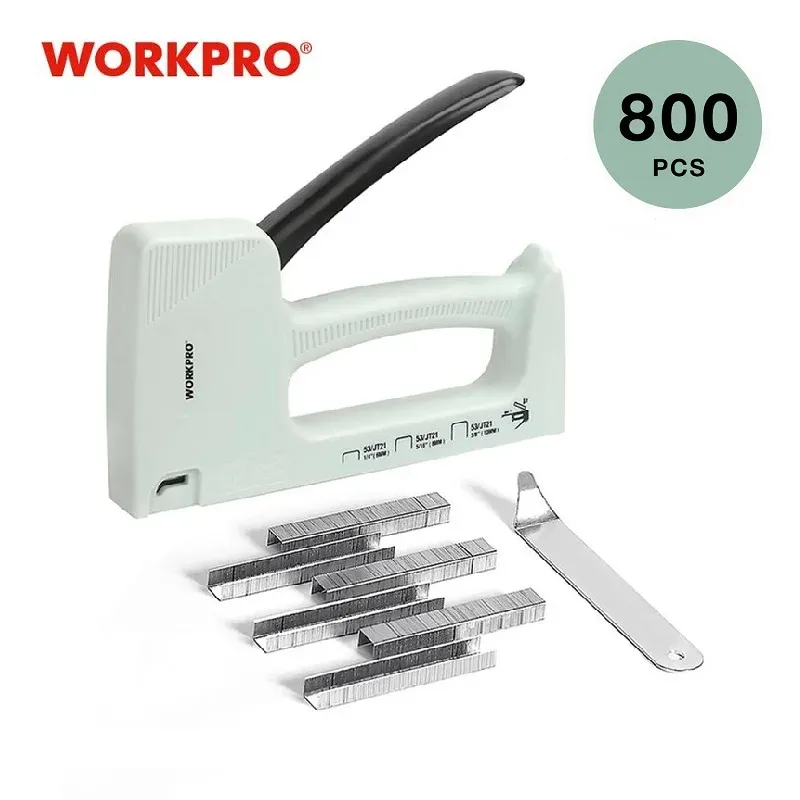 

WORKPRO Ручной степлер 800 скоб 6/8/10 мм