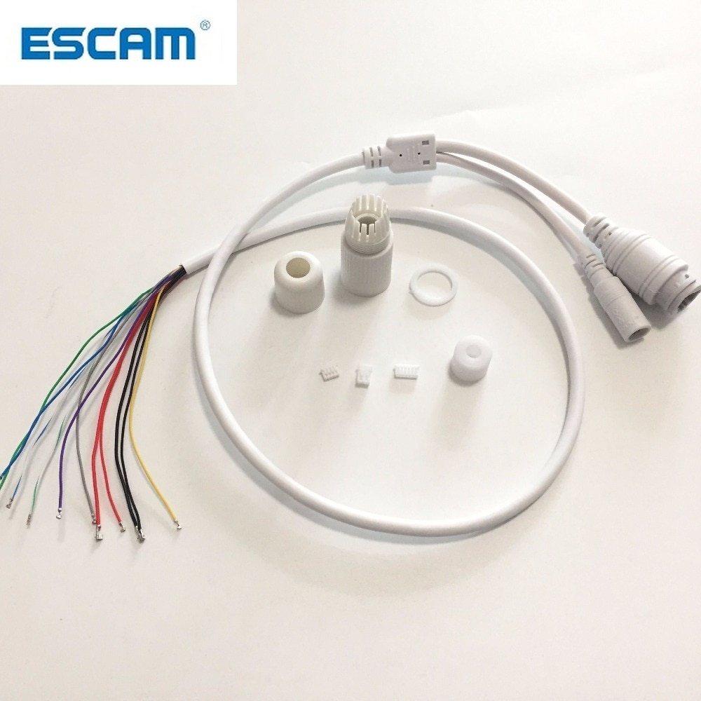 

ESCAM CCTV IP POE сетевая Wi-Fi камера модуль питания белый