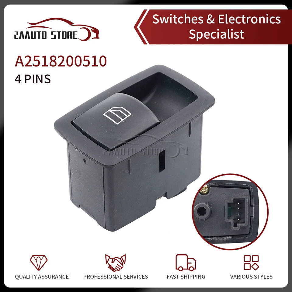 

Пассажирский Электрический переключатель стеклоподъемника Master A2518200510 для Mercedes A B ML GL R Class W251 W169 W245 X164 W164 2518200510