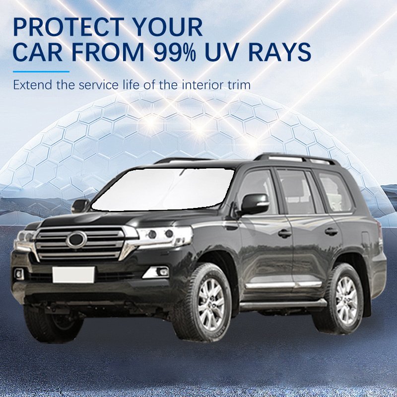 

Для Toyota Land Cruiser Prado 120, летние автомобильные аксессуары, солнцезащитные козырьки на лобовое стекло автомобиля, солнцезащитный крем на переднее окно, УФ-зонтик