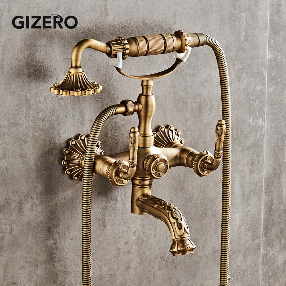 

Смеситель для душа GIZERO ZR023 классический двойной