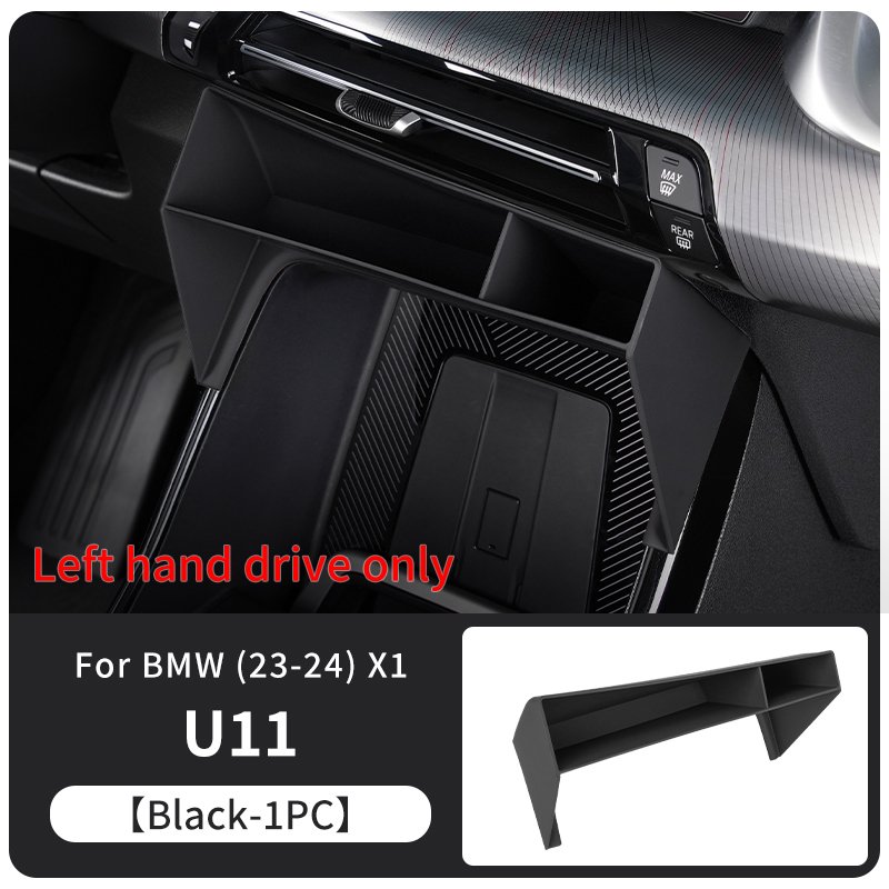 

Контейнер для хранения центральной консоли для BMW X1 U11 2023 2024 LHD, центральный органайзер для автомобиля, лоток для очков, держатель для телефона, органайзер, аксессуары