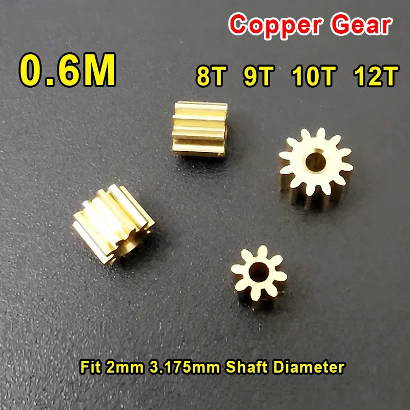 

Медные шестерни 8T 9T 10T 11T 12T модуль 0,6
