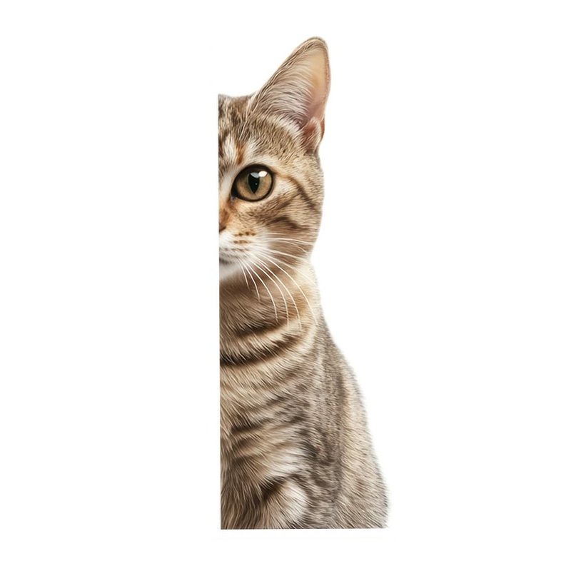 

МТ1123 # Наклейка на окно со скрытым котом, самоклеящиеся наклейки с милыми животными, прочные для декора стекла спальни и гостиной