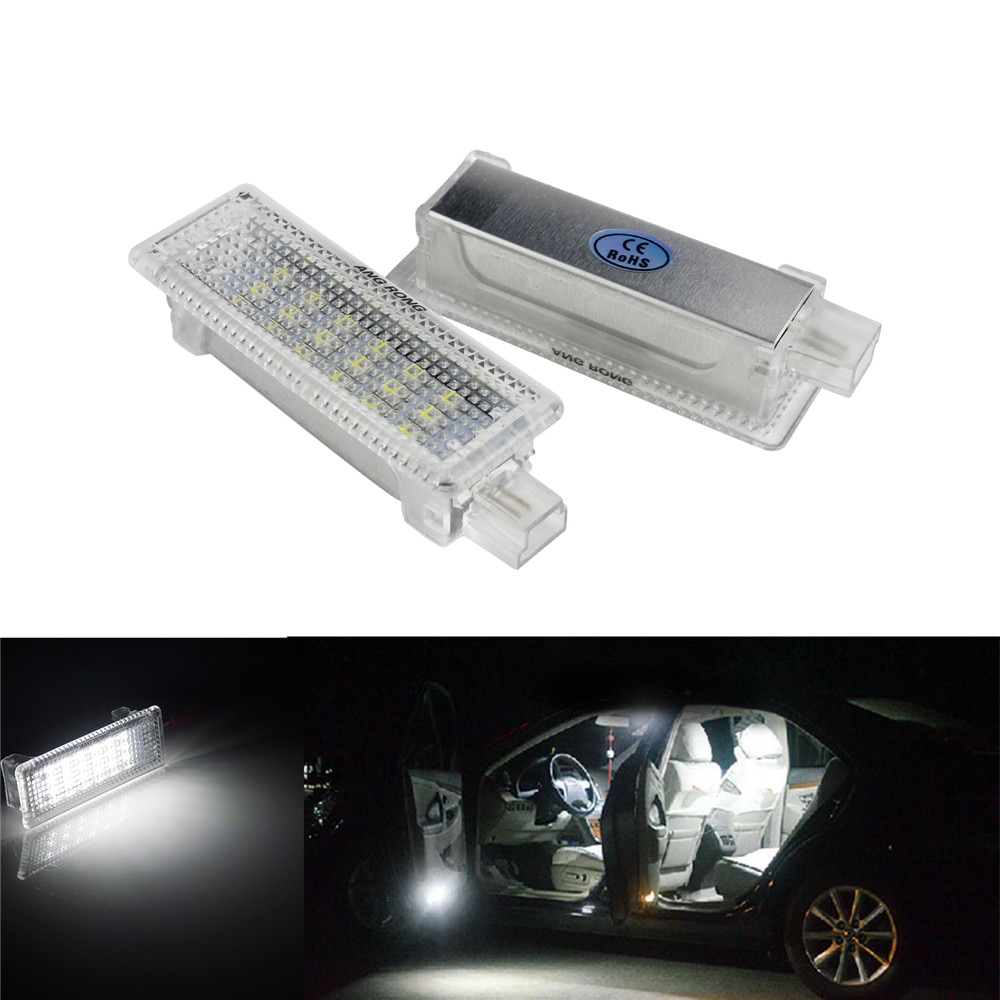

ANGRONG Белый 18 SMD Светодиодный Дверной Приветственный Светильник Для BMW E60 E61 E63 E64 E81 E87 E90 E91 E85 E89 Лампа Для...