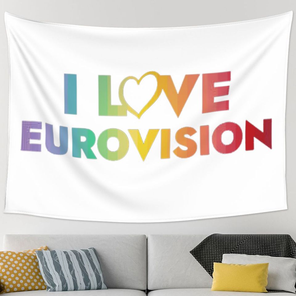 

Гобелен «I Love Eurovision» 100% полиэстер
