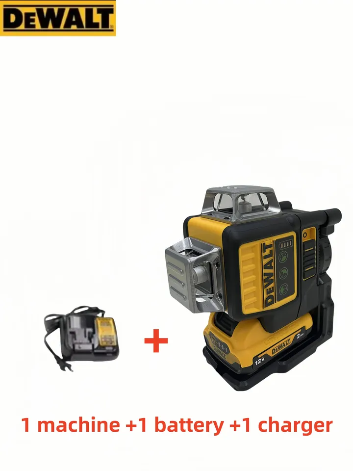

DEWALT DW089LG 12-вольтовый 3-линейный Лазерный Уровень 360° ° Вертикальный Самовыравнивающийся Профессиональный Аккумулято...