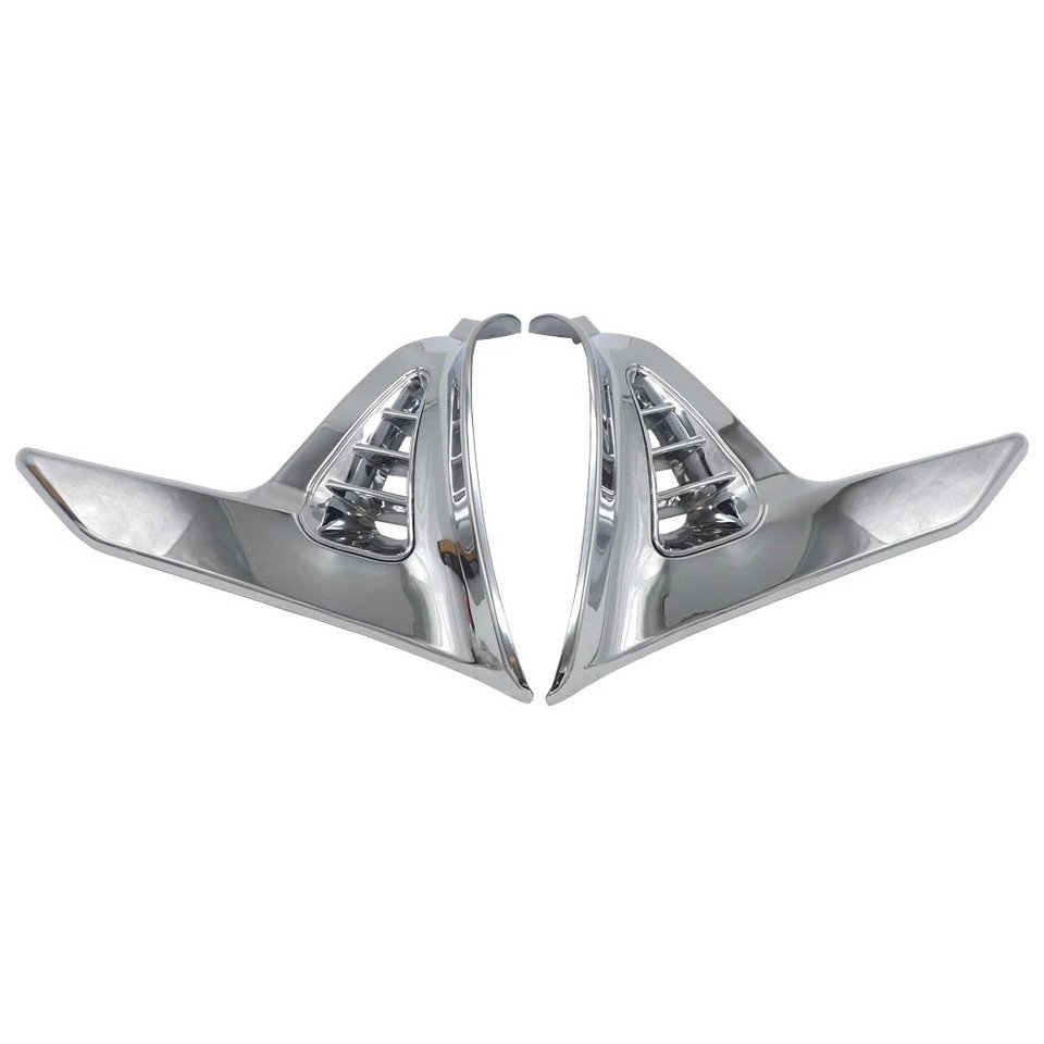 

Для Honda GoldWing GL 1800 GL1800 2001-2011, хромированные левые и правые аксессуары для мотоциклов, модифицированные хромированные треугольные бухты
