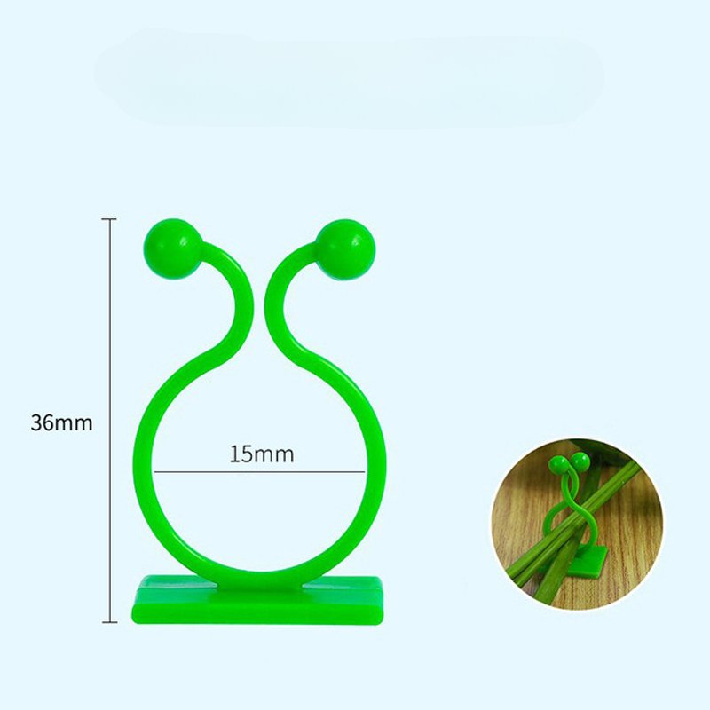 

Пластиковые зажимы для вьющихся растений Green/White
