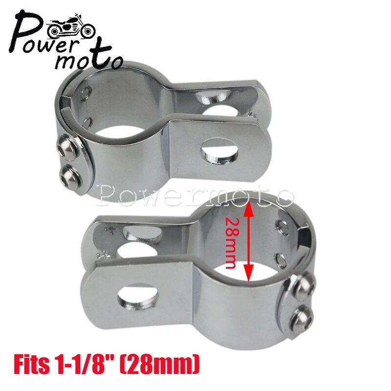 

Кронштейн для шоссейного колышка 1-1/2 "1-1/4" 1-1/8 "Защита двигателя Зажим для подножки, крепление 38 мм, 32 мм, 28 мм, опорный зажим для подставки для ног для Harley