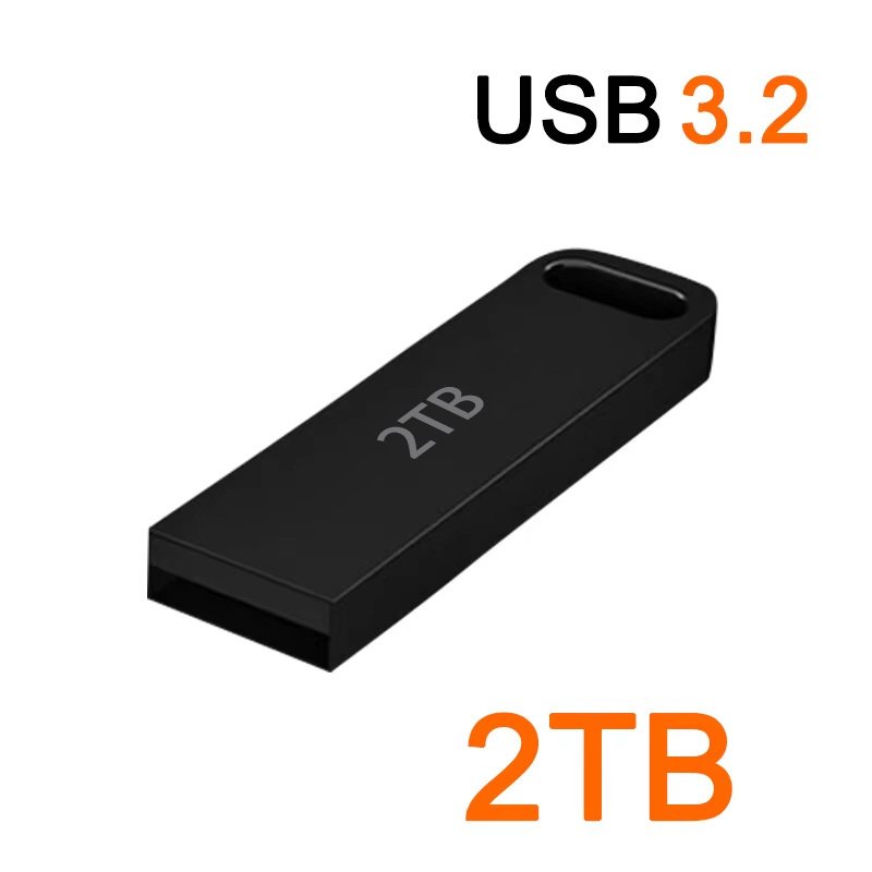 

Новый флэш-накопитель емкостью 2 ТБ USB 3.2 с сверхвысокоскоростной передачей, металлический мини-диск U, флэш-накопитель типа C, водонепроницаемый диск SSD U-накопитель