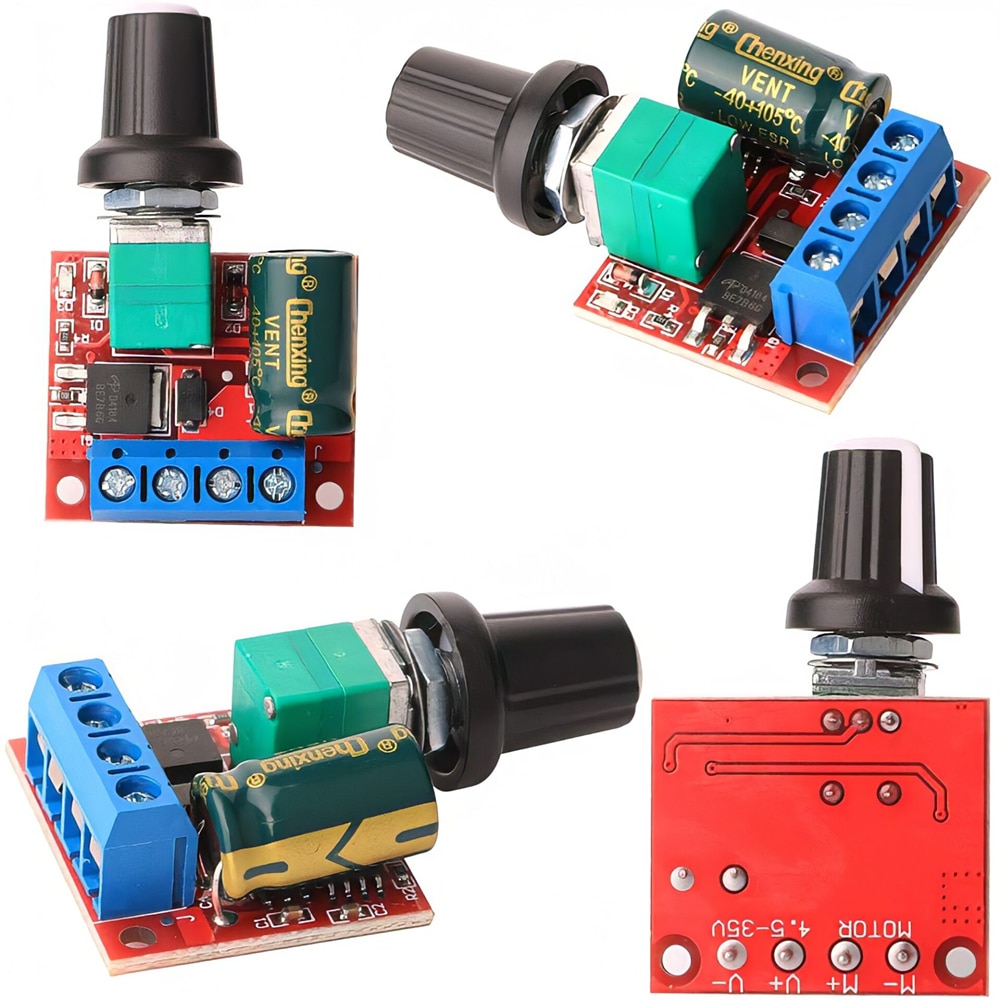 

Регулятор скорости двигателя DC 12V 24V 5A 90W