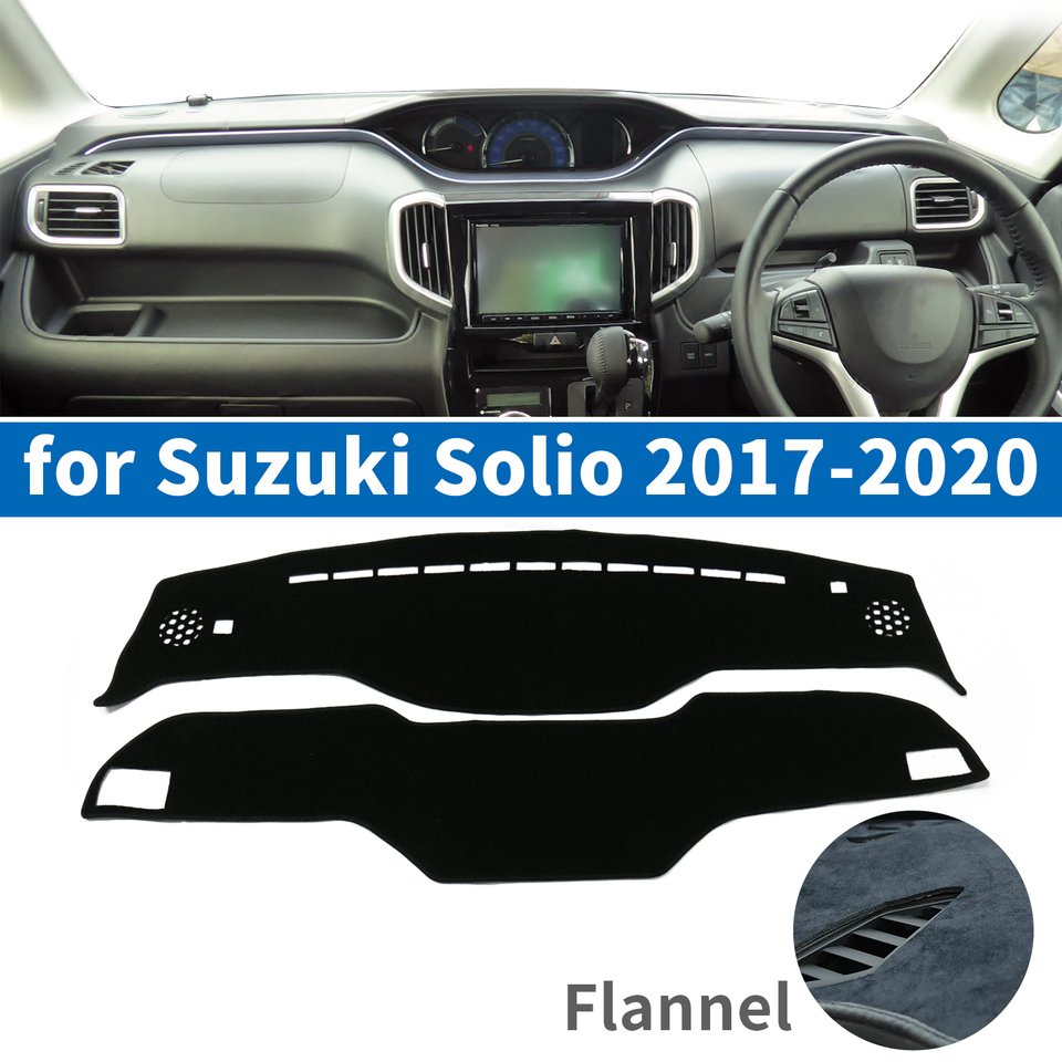 

for Suzuki Solio 2012-2025 Sunshade Protective Carpet Dash Pad Dashmat Accessories Car Dashboard Mat
