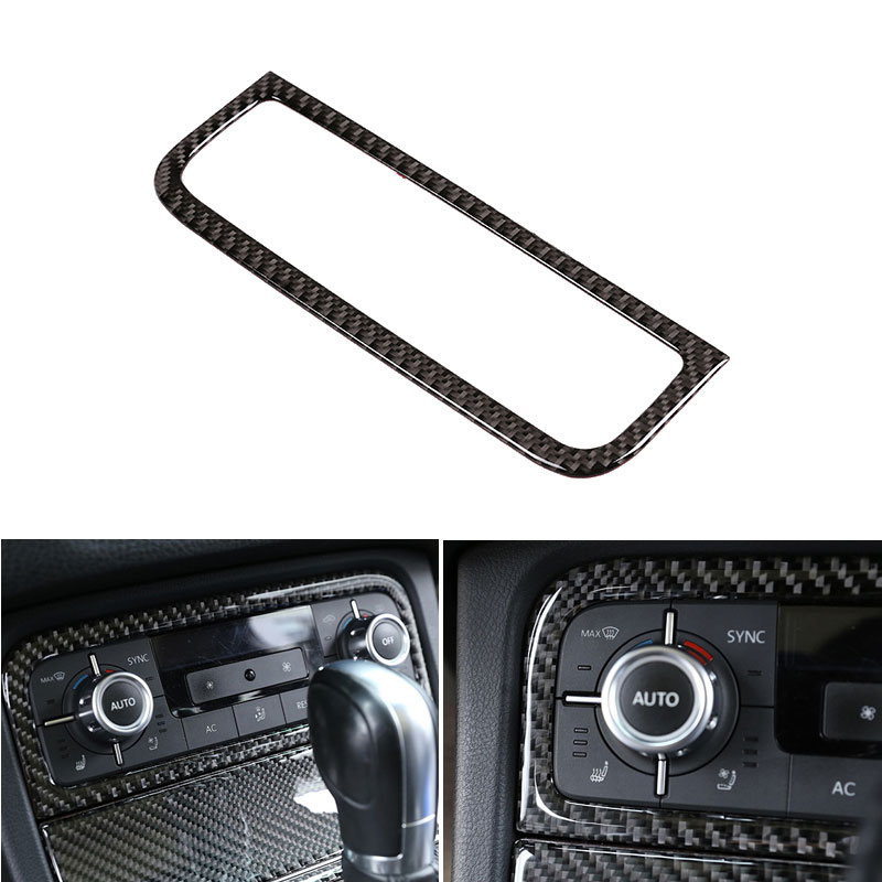 

Центральная консоль из углеродного волокна для VW Touareg 2011 2012 2013 2014 2016 2015 2017 2018, кондиционирование воздуха